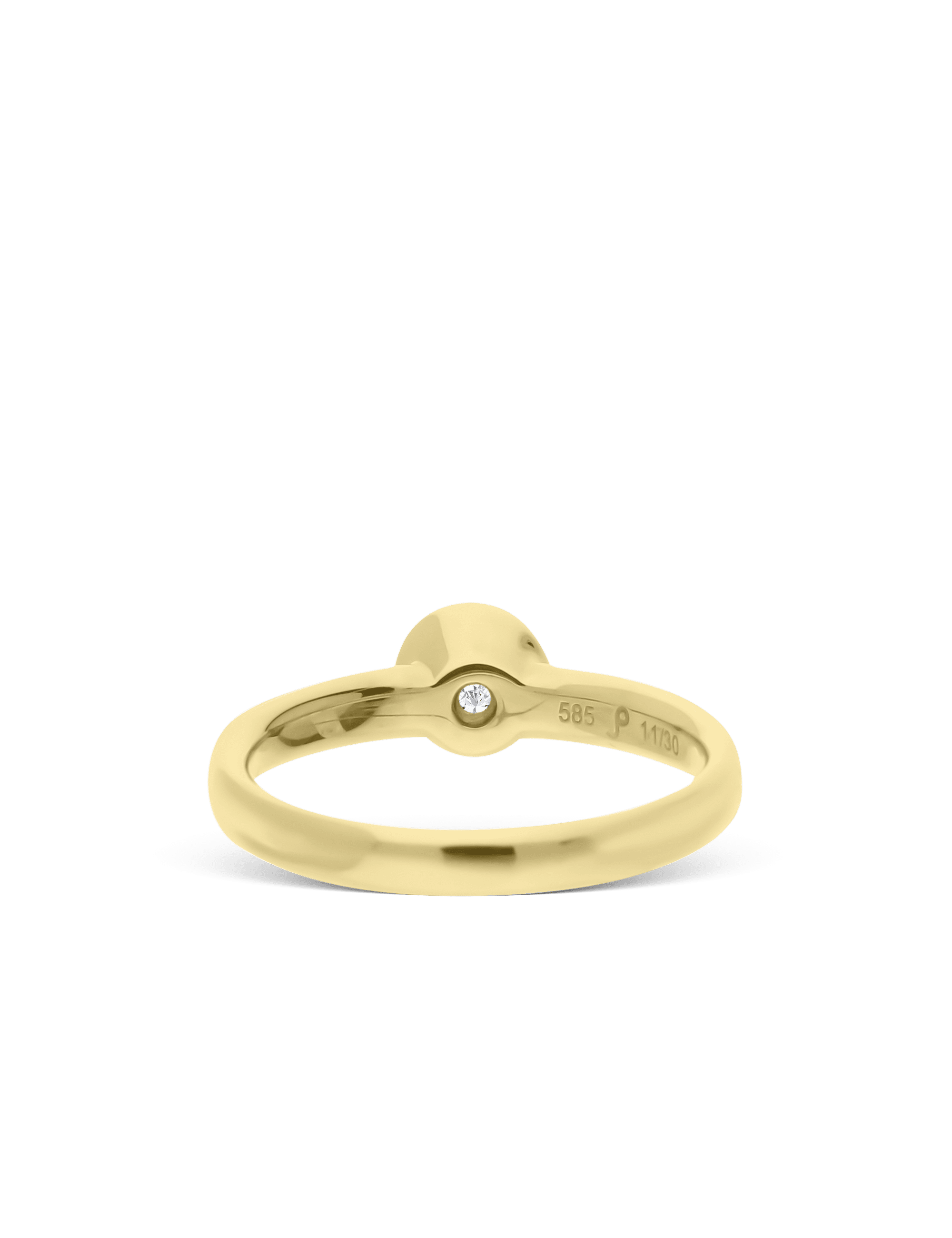 Premium Solitär Ring, Gelbgold mit Diamant 0,50 Karat