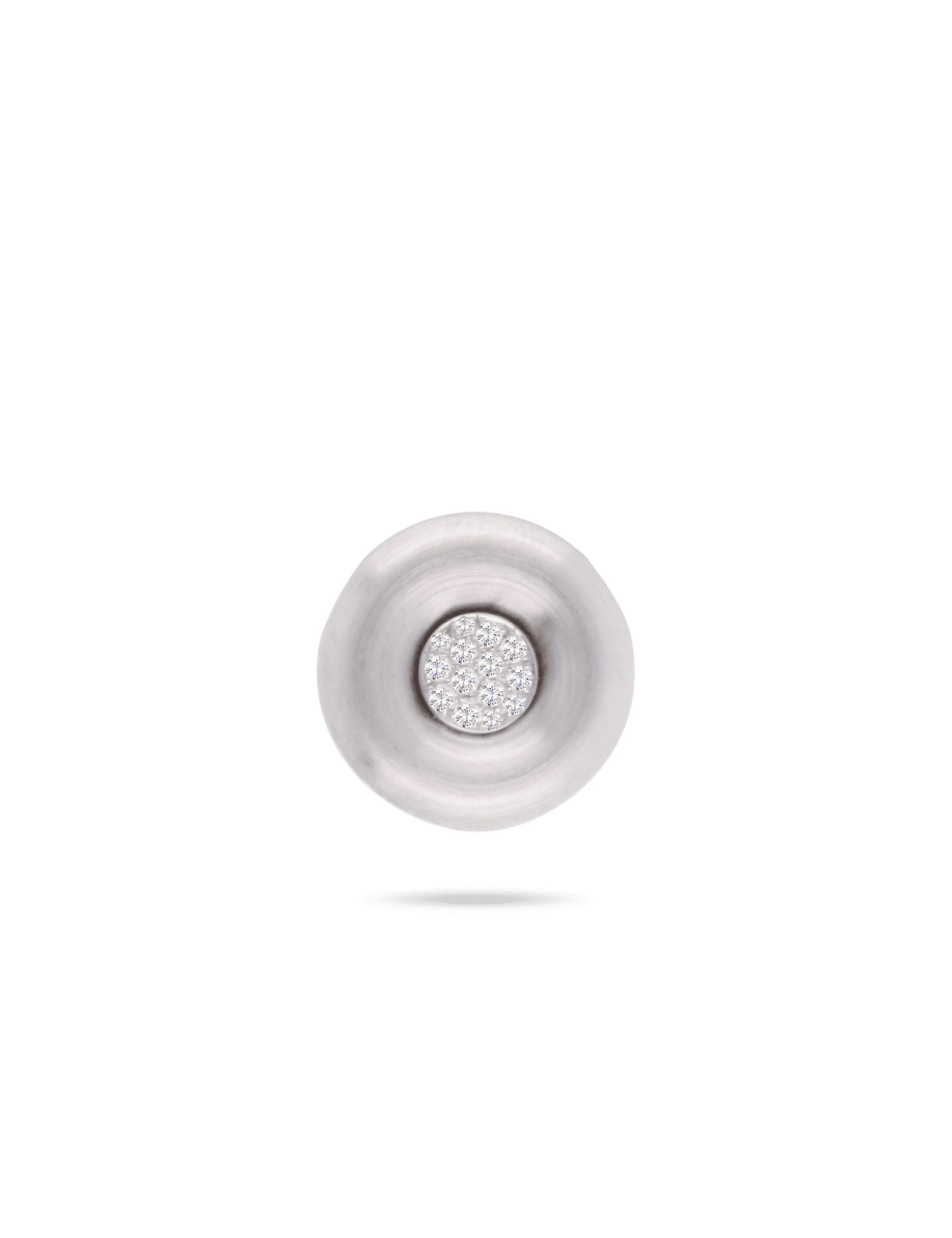 Premium Anhänger 585/- Weißgold mit Diamanten 0,12 Karat