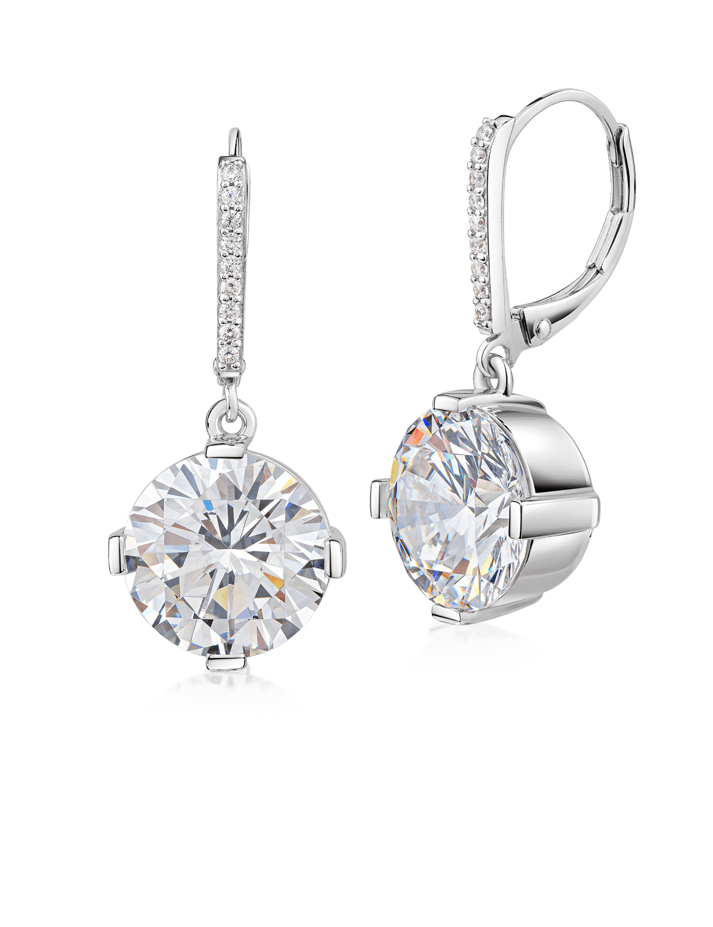Ohrhänger 925/- Silber rhodiniert