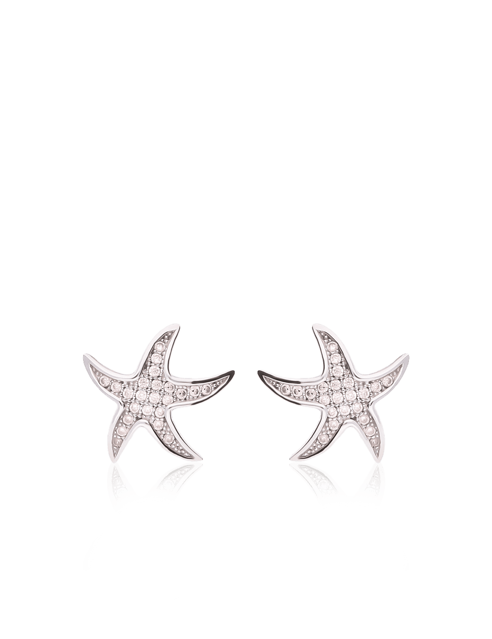 Ohrstecker Silber rhodiniert mit Zirkonia