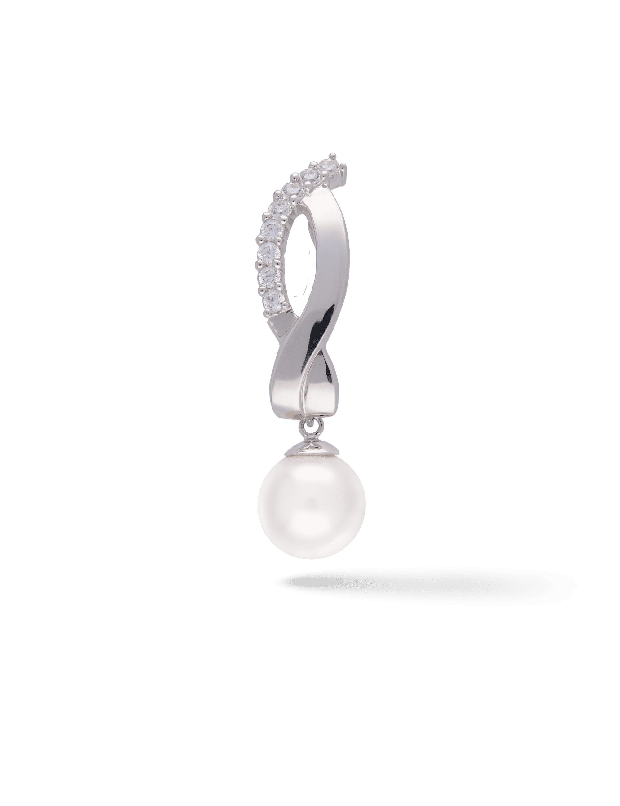 Anhänger, 925/- Silber mit Perle 12mm