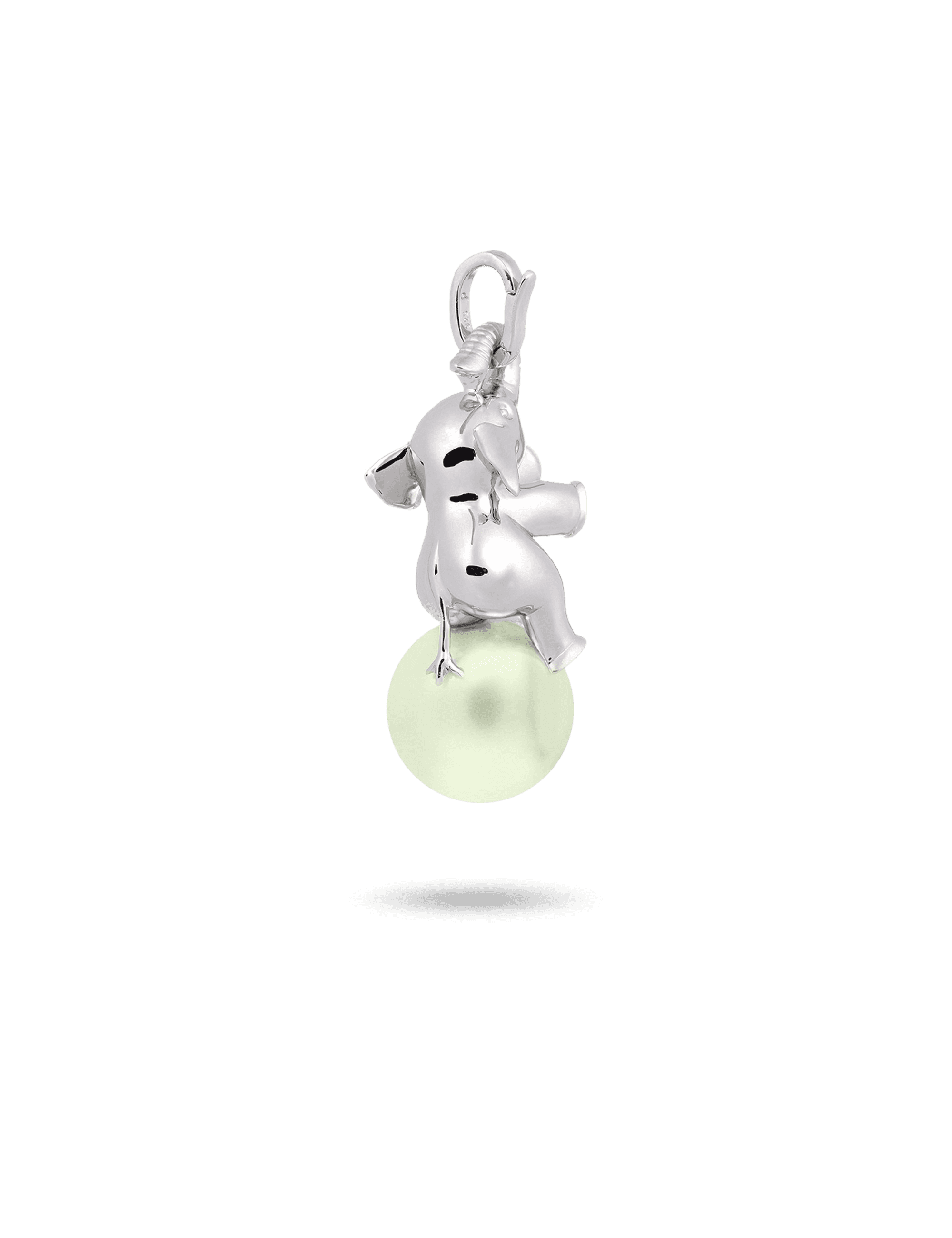 Anhänger Elefant, 925/- Silber mit Perle softlemon