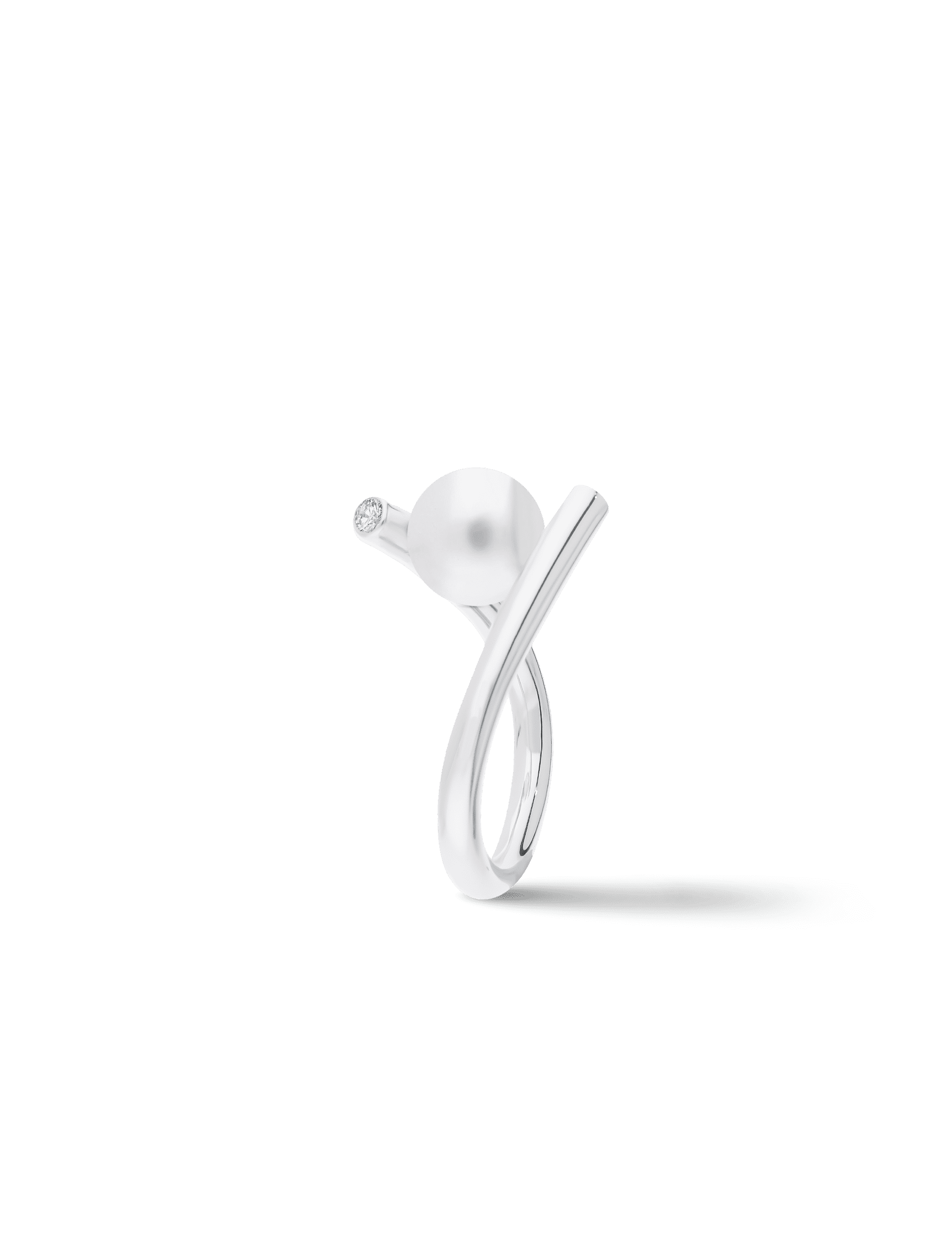 Ring, 925/- Silber mit Perle