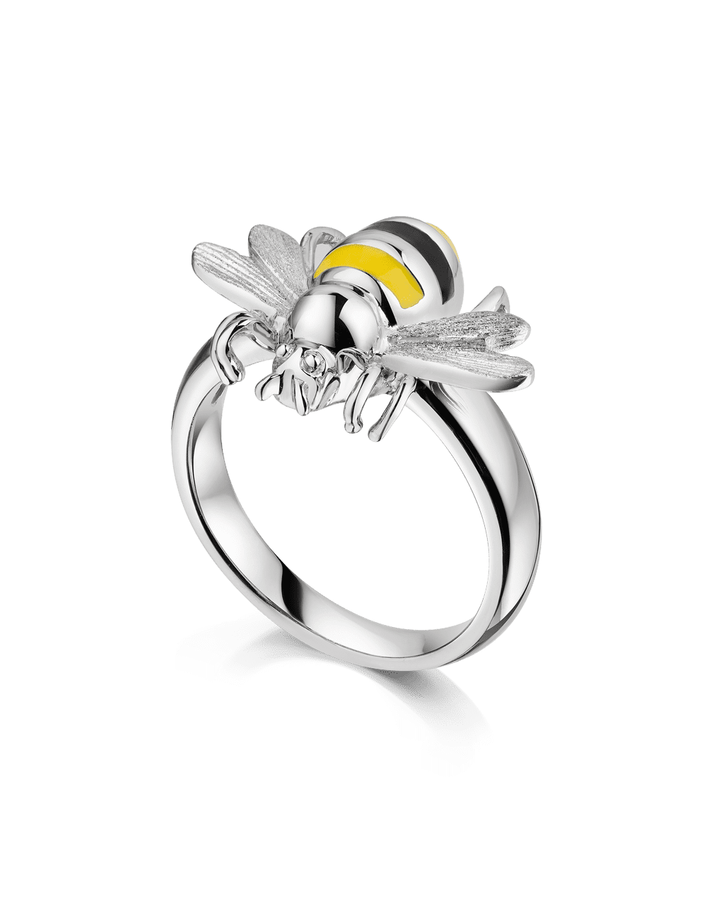 Ring "Biene" 925/- Silber rhodiniert