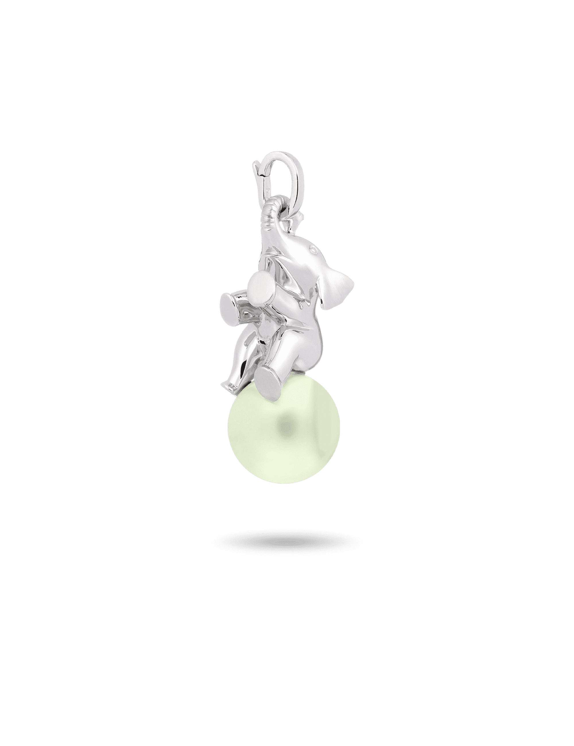 Anhänger Elefant, 925/- Silber mit Perle softlemon