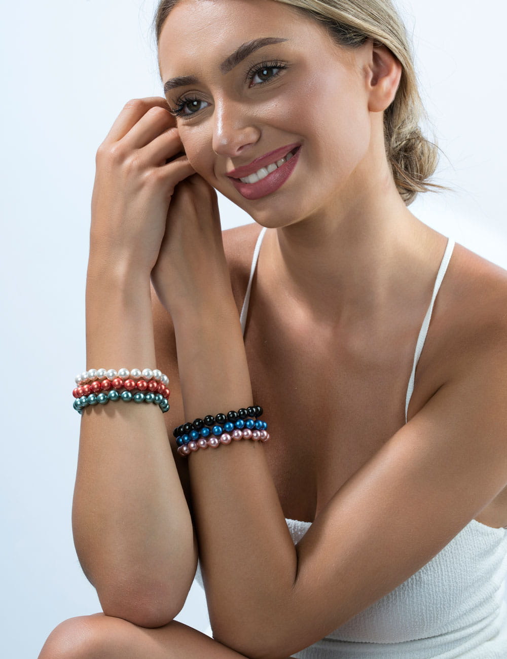 Essentials Flexarmband 8mm rosé
