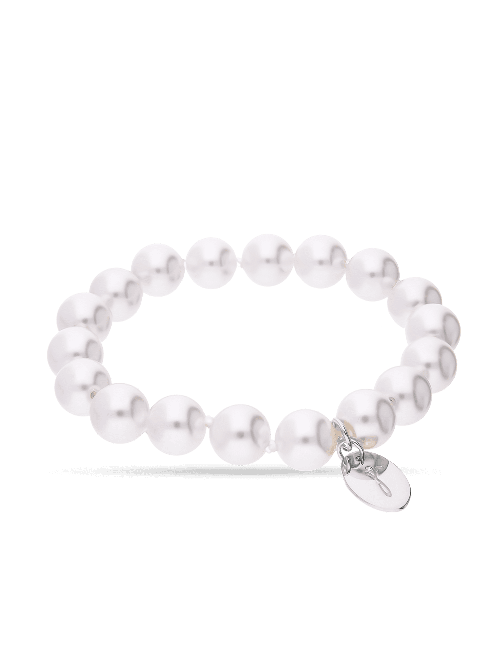 Flexarmband 10mm mit Logo 925/- Silber rhodiniert