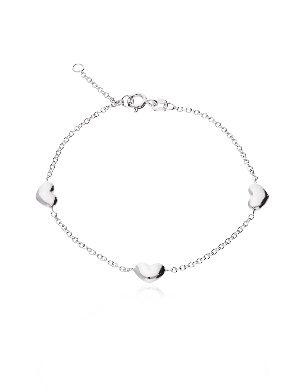 Silberarmband "Herz"