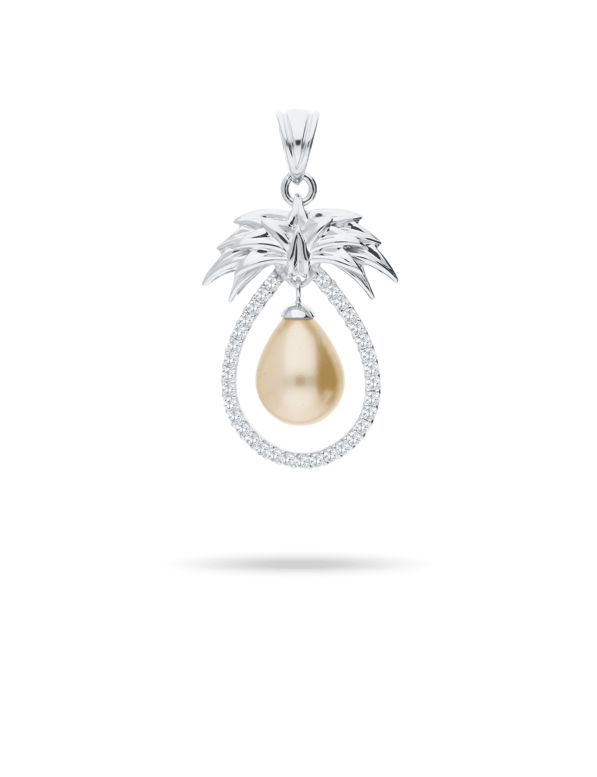 Anhänger Ananas, 925/- Silber mit Perle