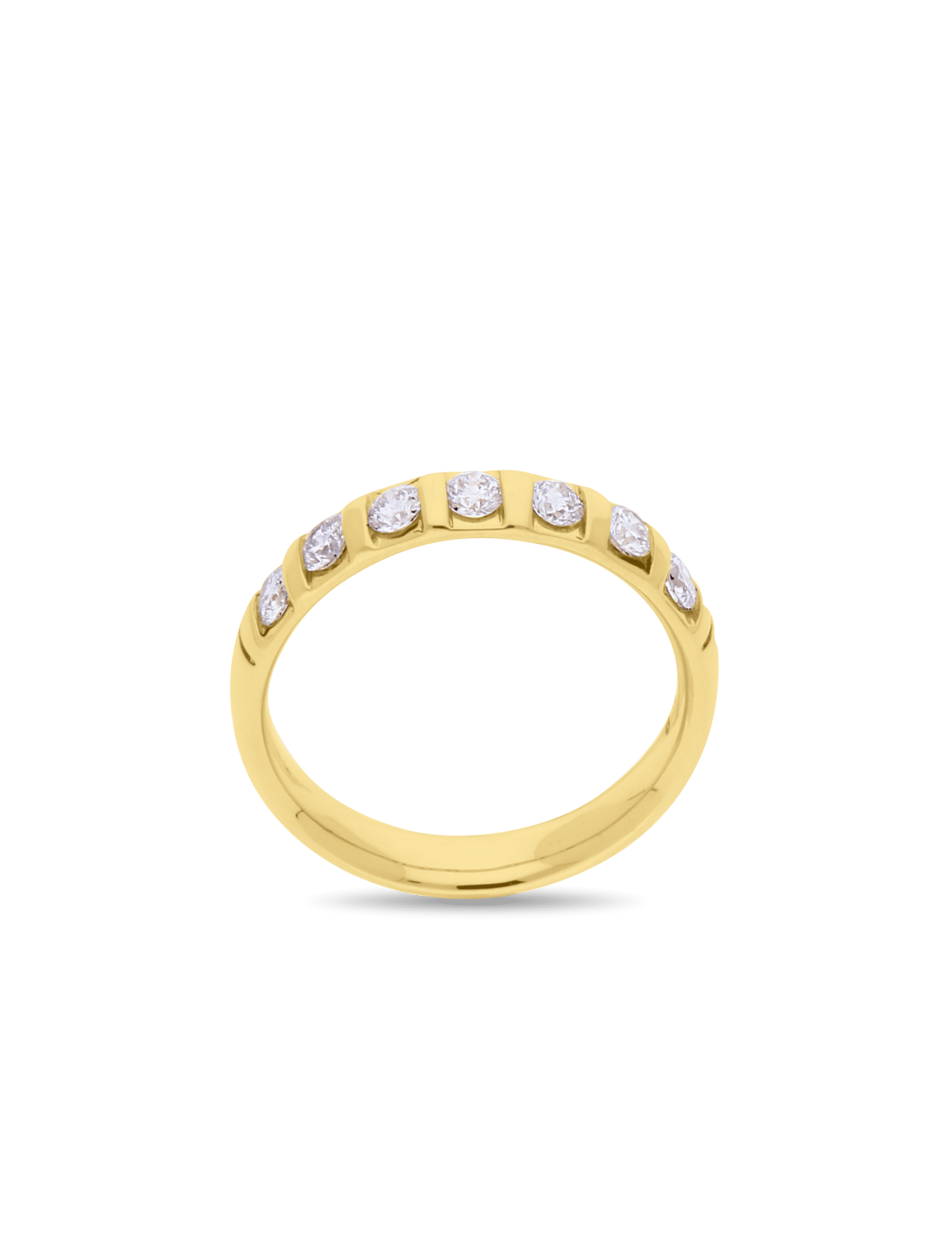 Premium Ring, 585/- Weißgold mit Diamanten 0,50 Karat