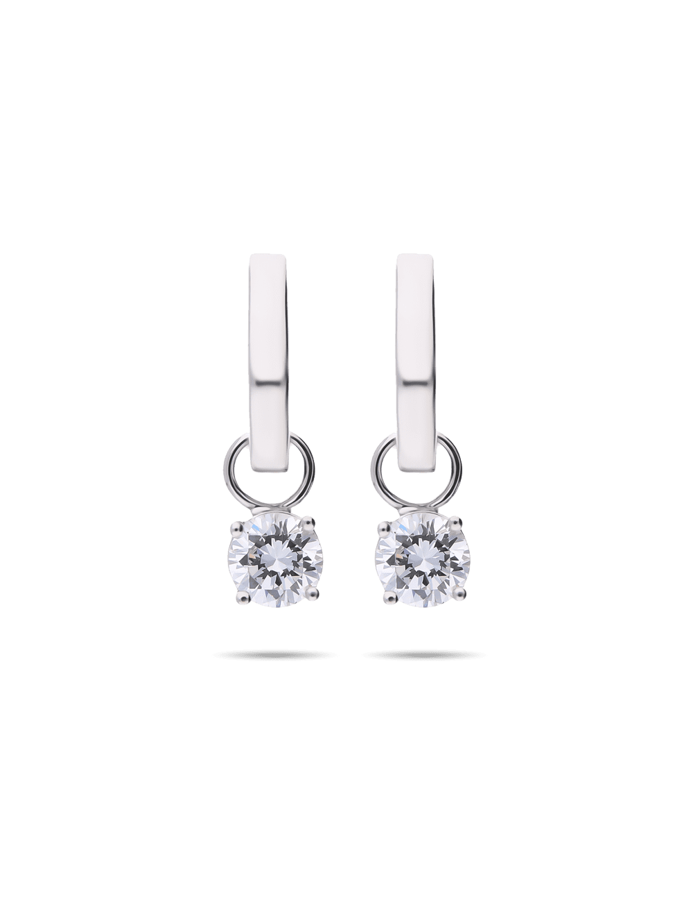 Creole Silber rhodiniert mit Einhänger-Set