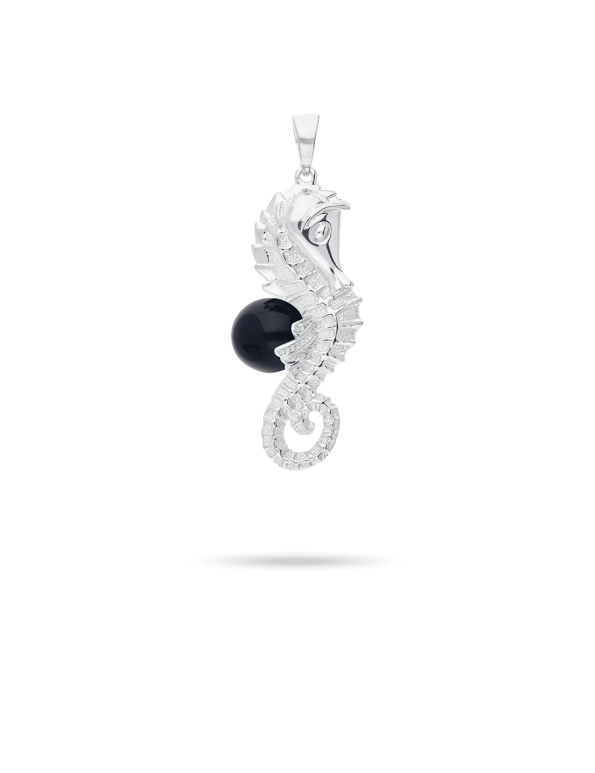 Anhänger Seepferd, 925/- Silber mit Perle