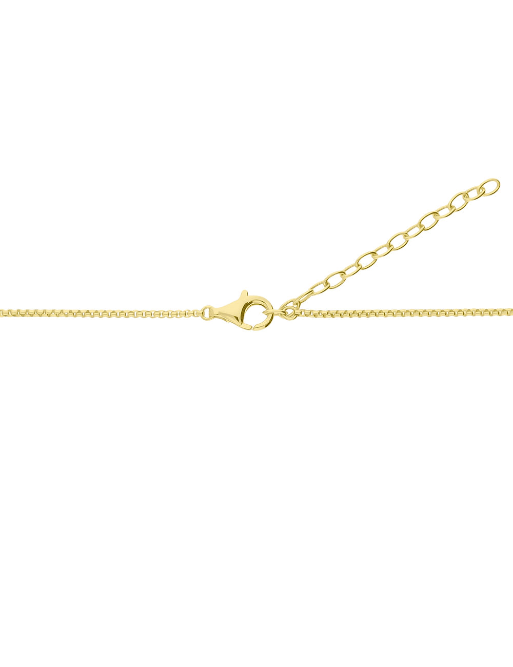 Y-Collier 925/- Silber goldplattiert 42+5 cm