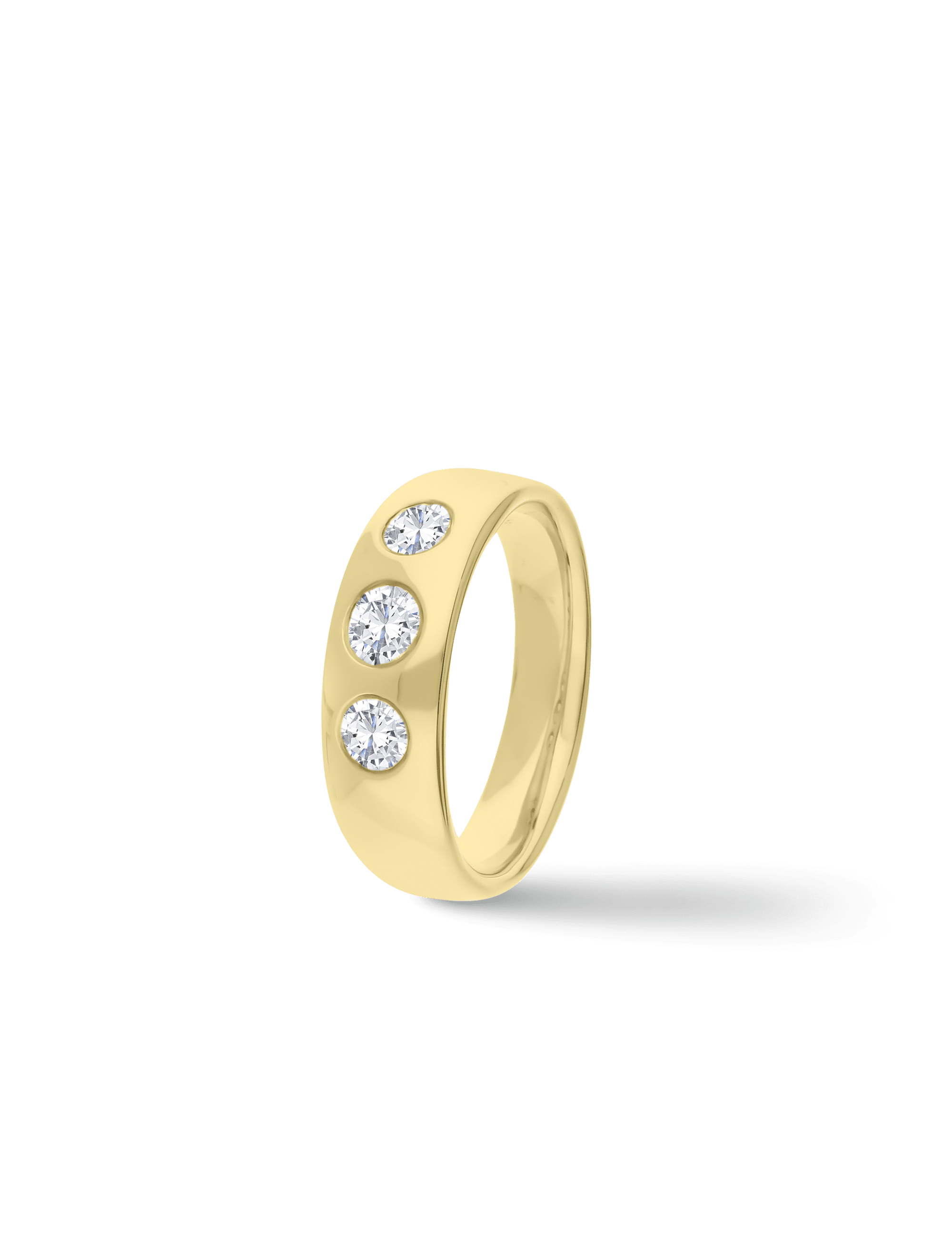 Premium Ring, 585/- Gelbgold mit Diamanten 1,00 Karat