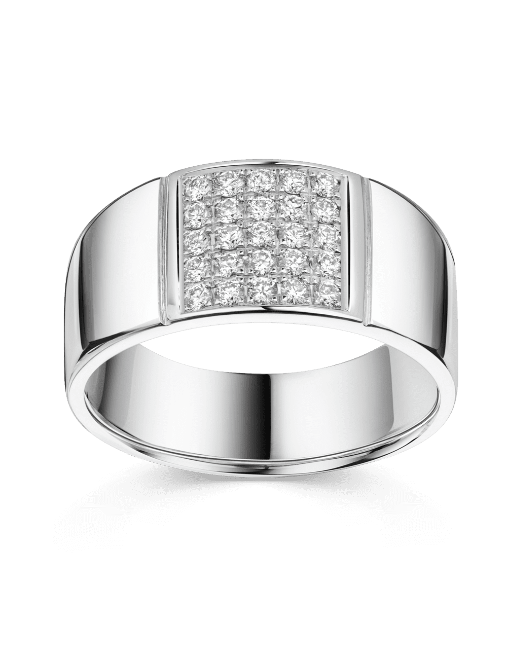 Premium Ring 585/- Weißgold mit Brillanten 0,50 Karat