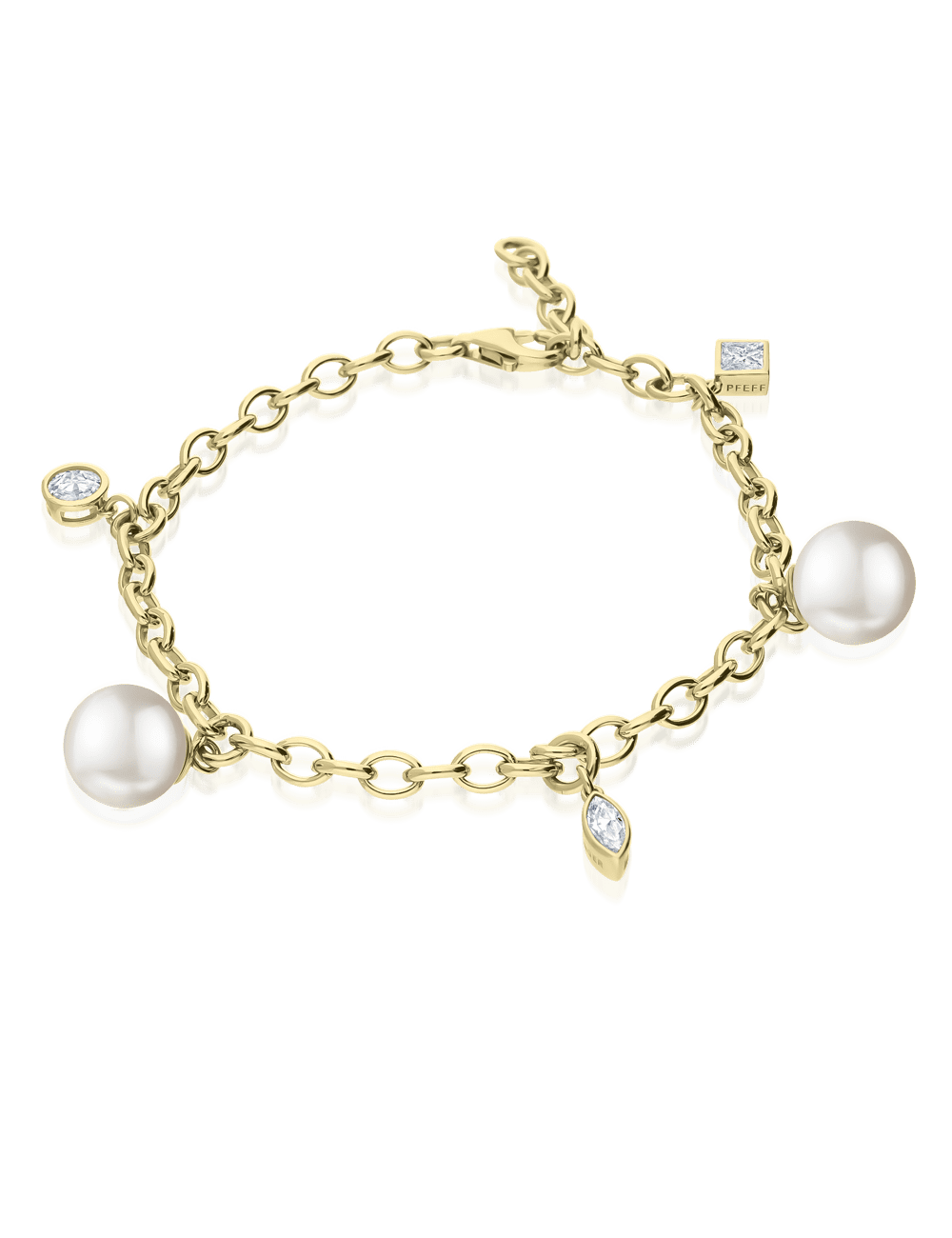 Armband 925/- Silber goldplattiert 21cm