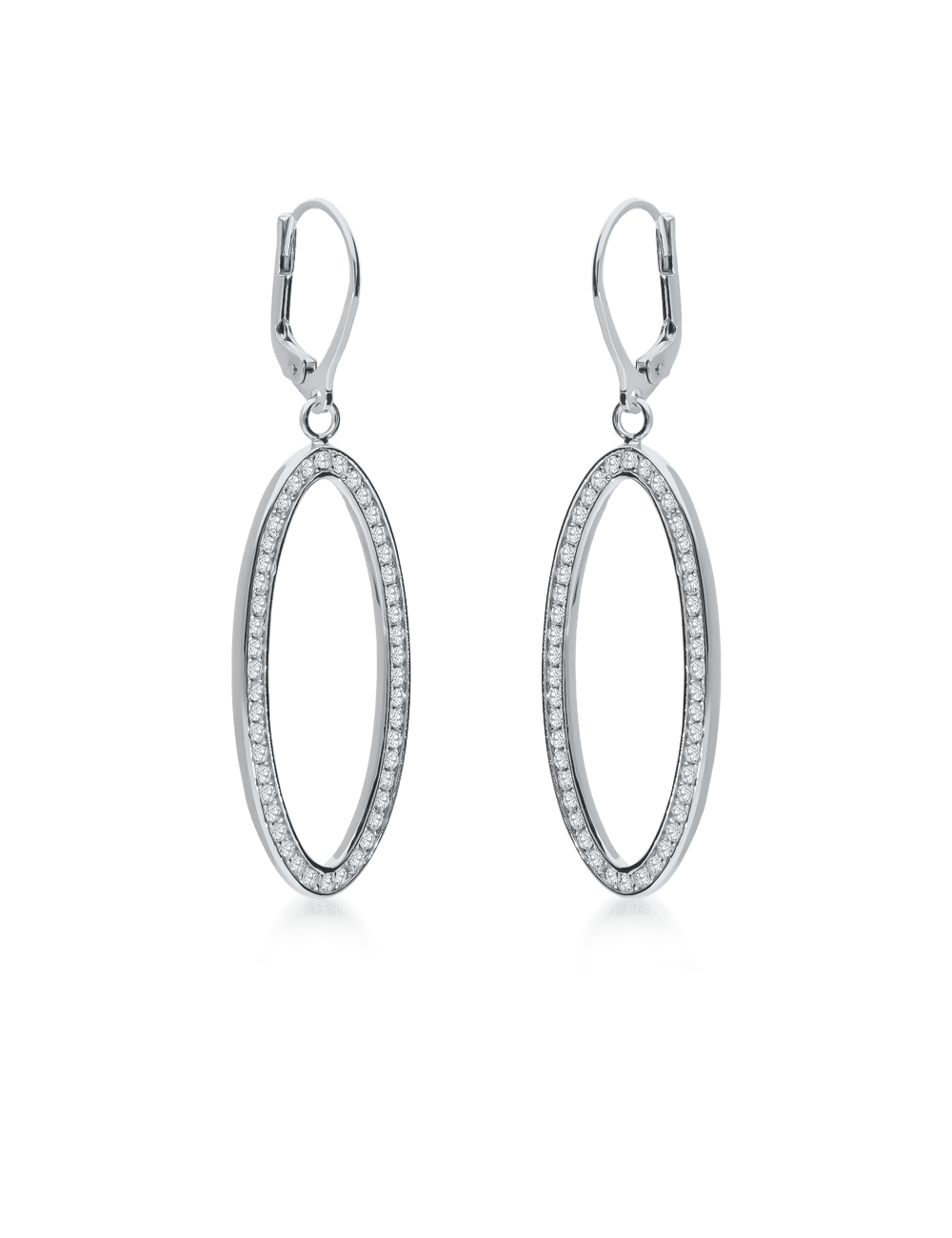 Ohrhänger 925/- Silber rhodiniert