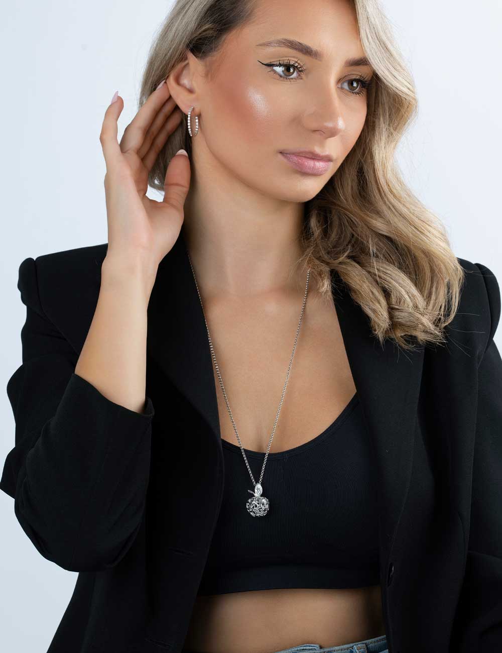Anhänger "Apfel" 925/- Silber