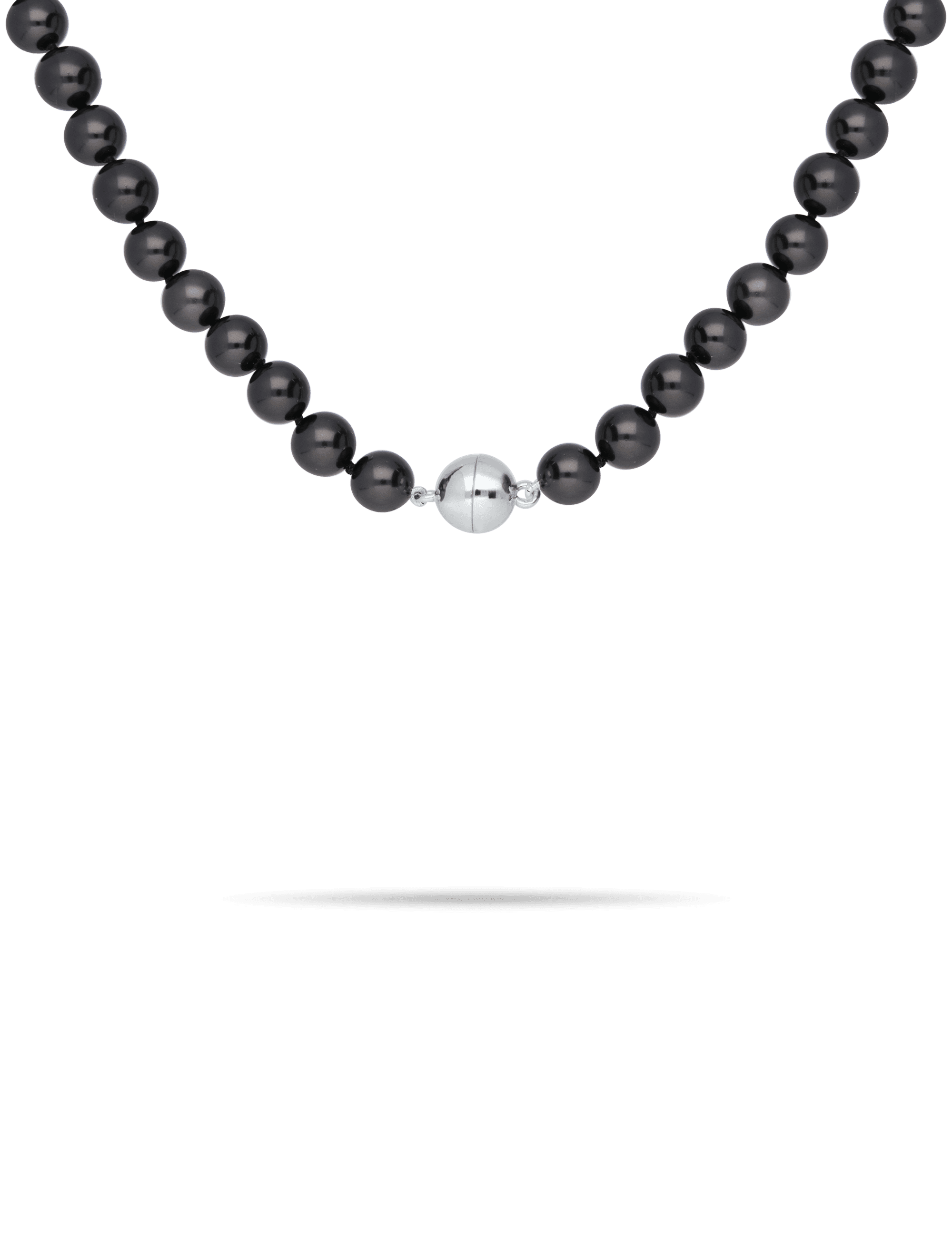 Perlenkette 45cm mit Onyxkugel 14mm