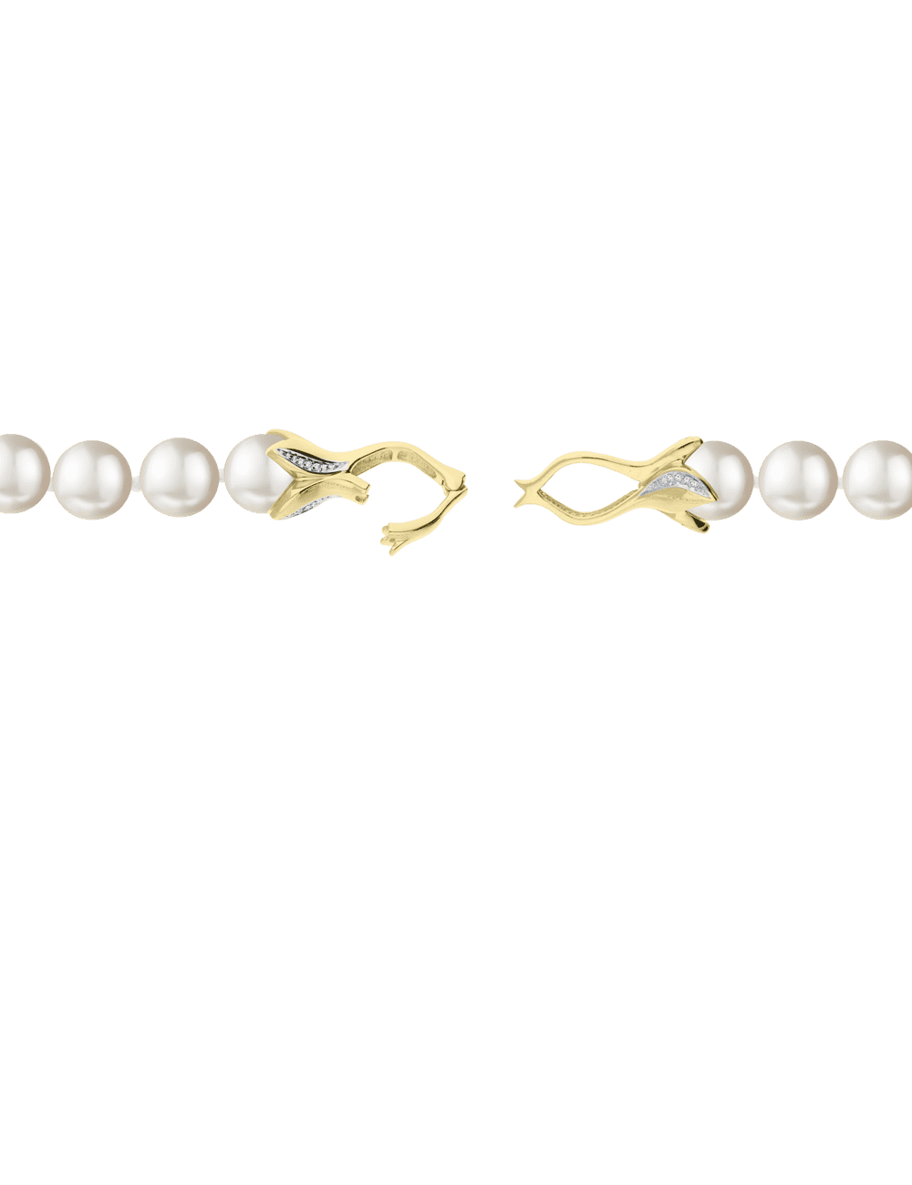 Perlenkette 55cm mit Schmuckschließe
