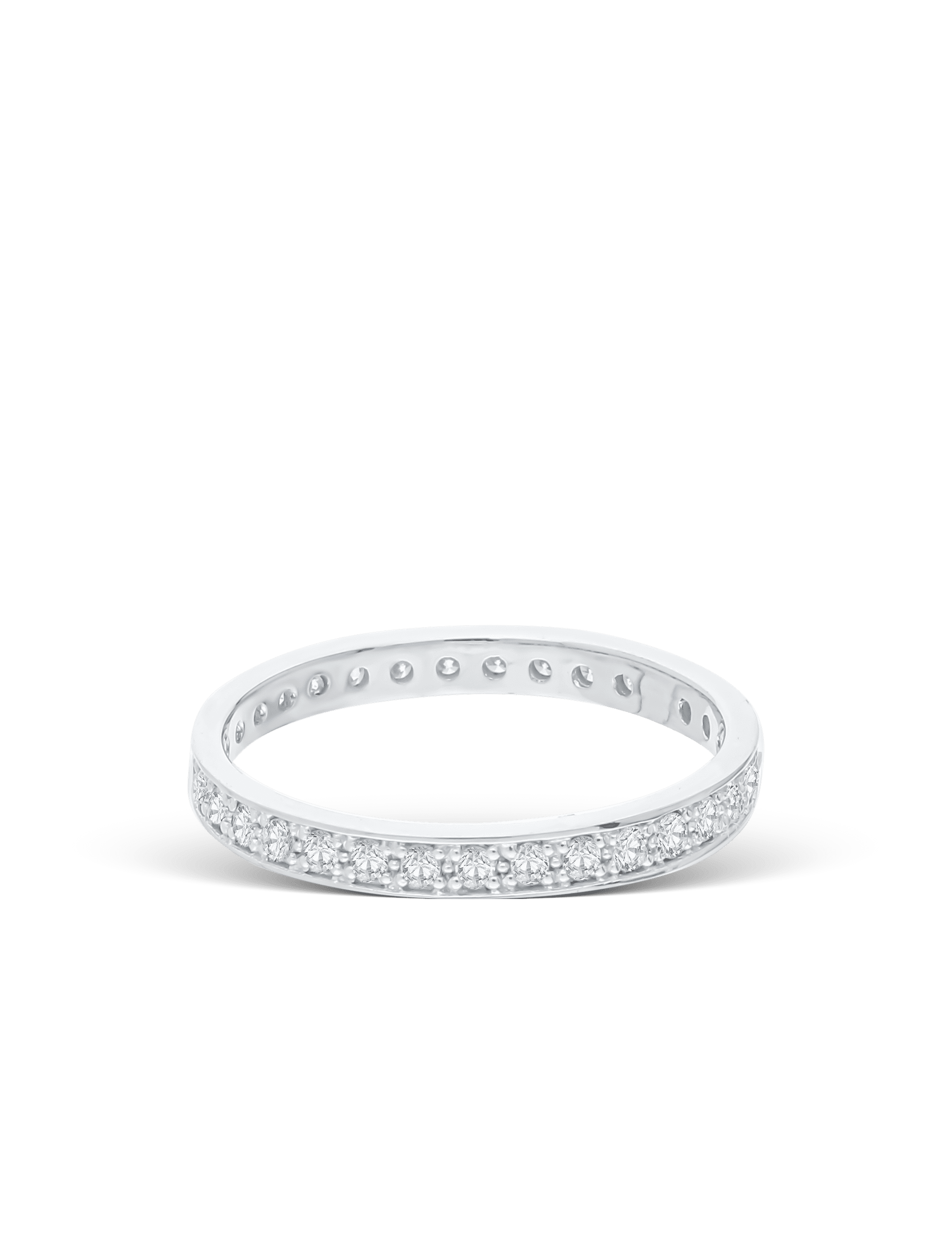 Premium Ring, Weißgold mit Diamanten 0,495 Karat