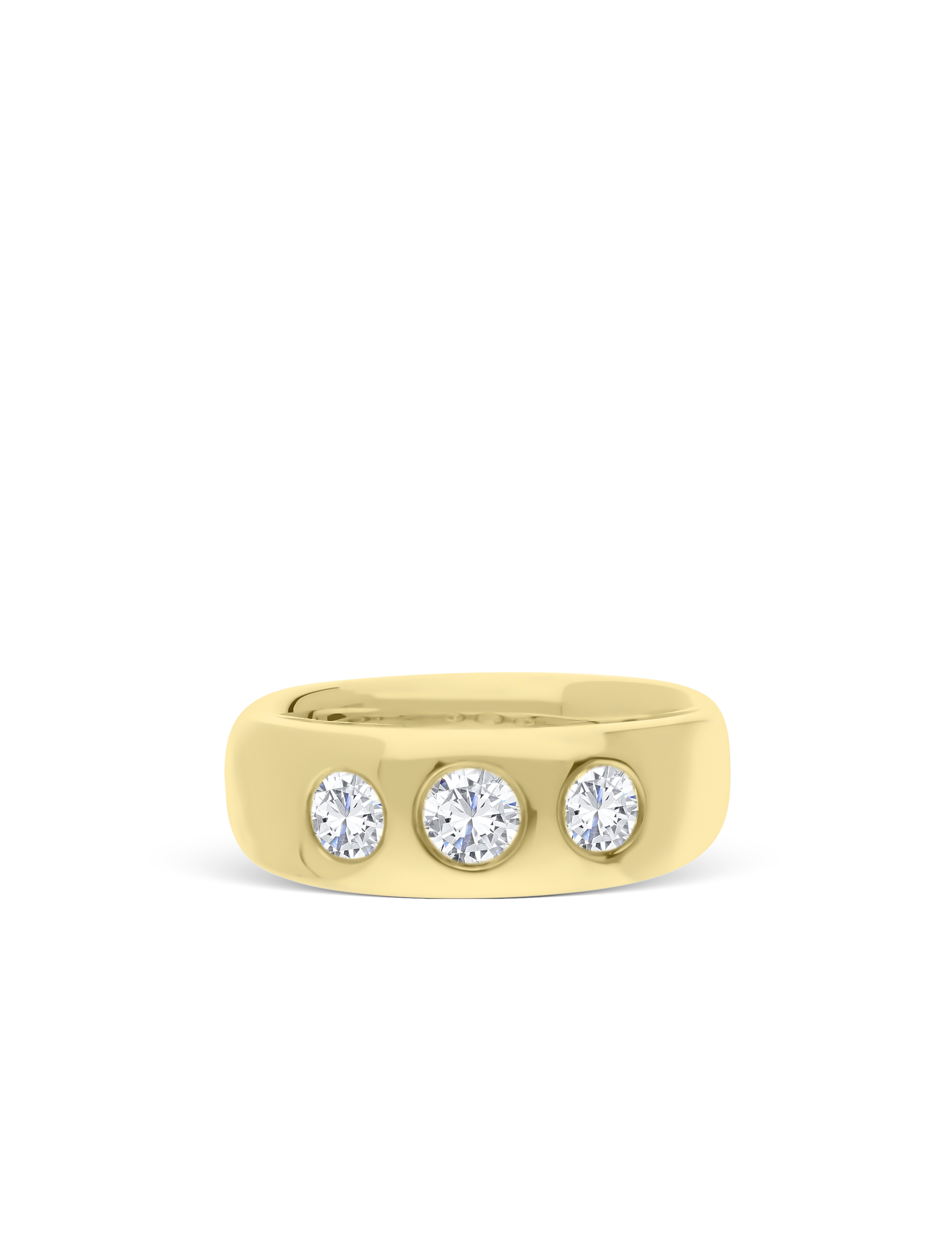 Premium Ring, 585/- Gelbgold mit Diamanten 1,00 Karat