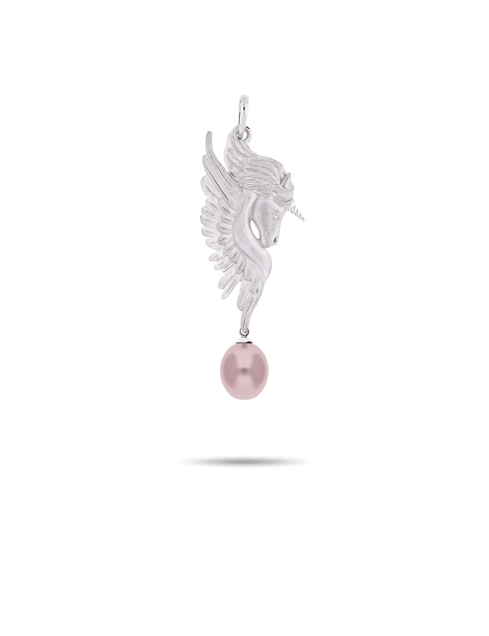 Anhaenger Einhorn 925 Silber mit Perle
