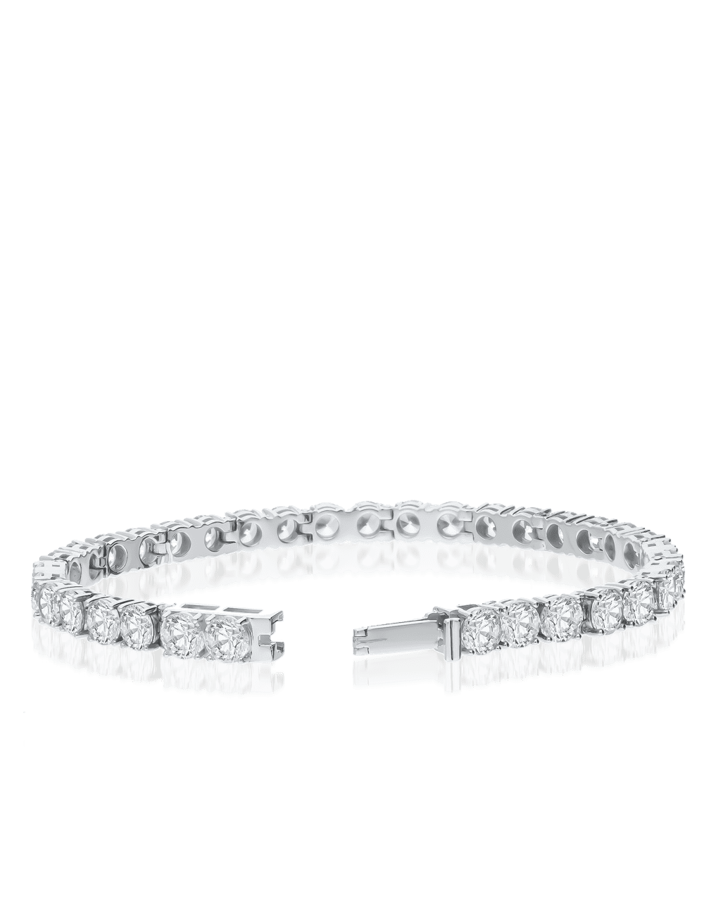Tennisarmband Silber rhodiniert