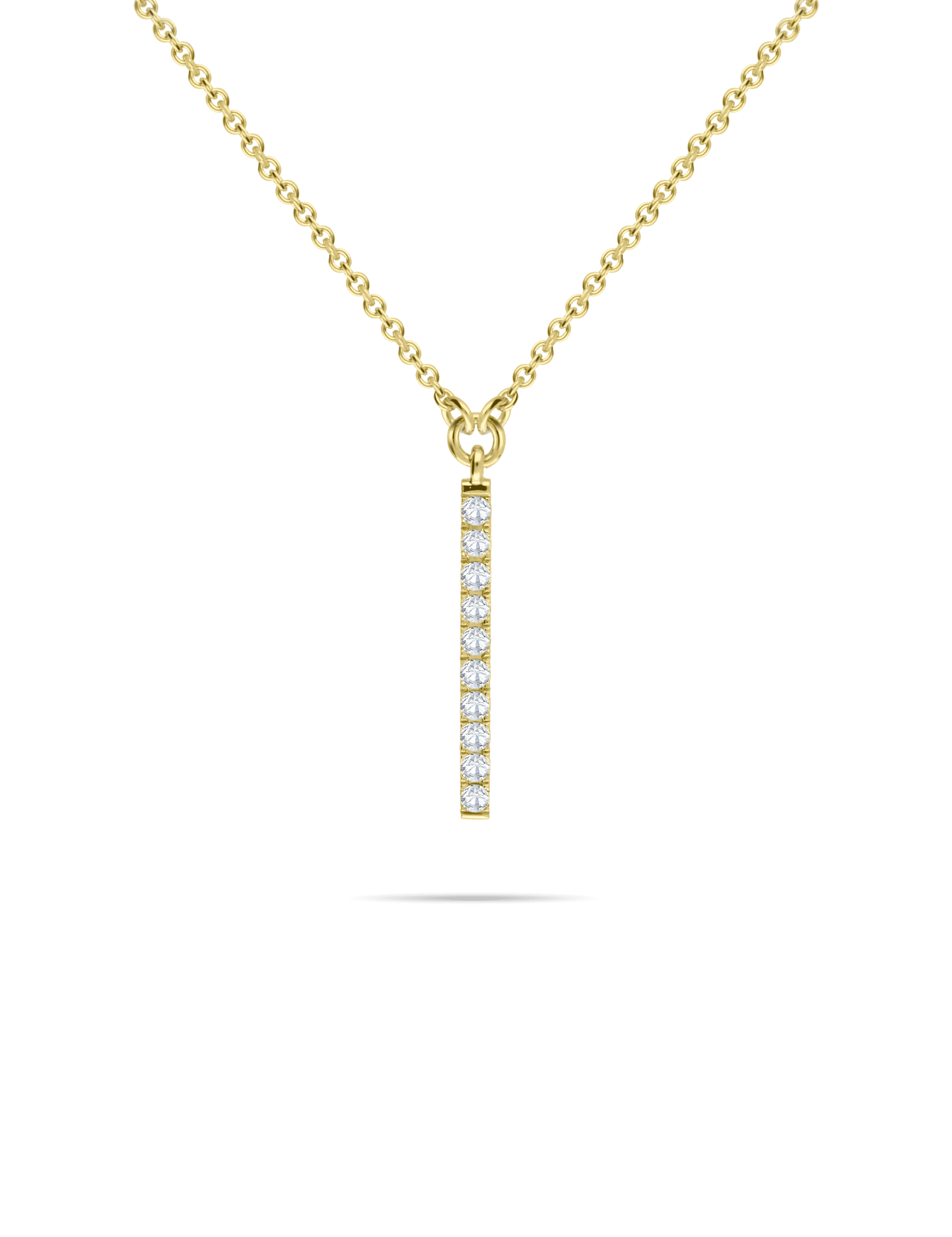 Premium Collier, 585/- Gelbgold mit Diamanten 1.00 Karat