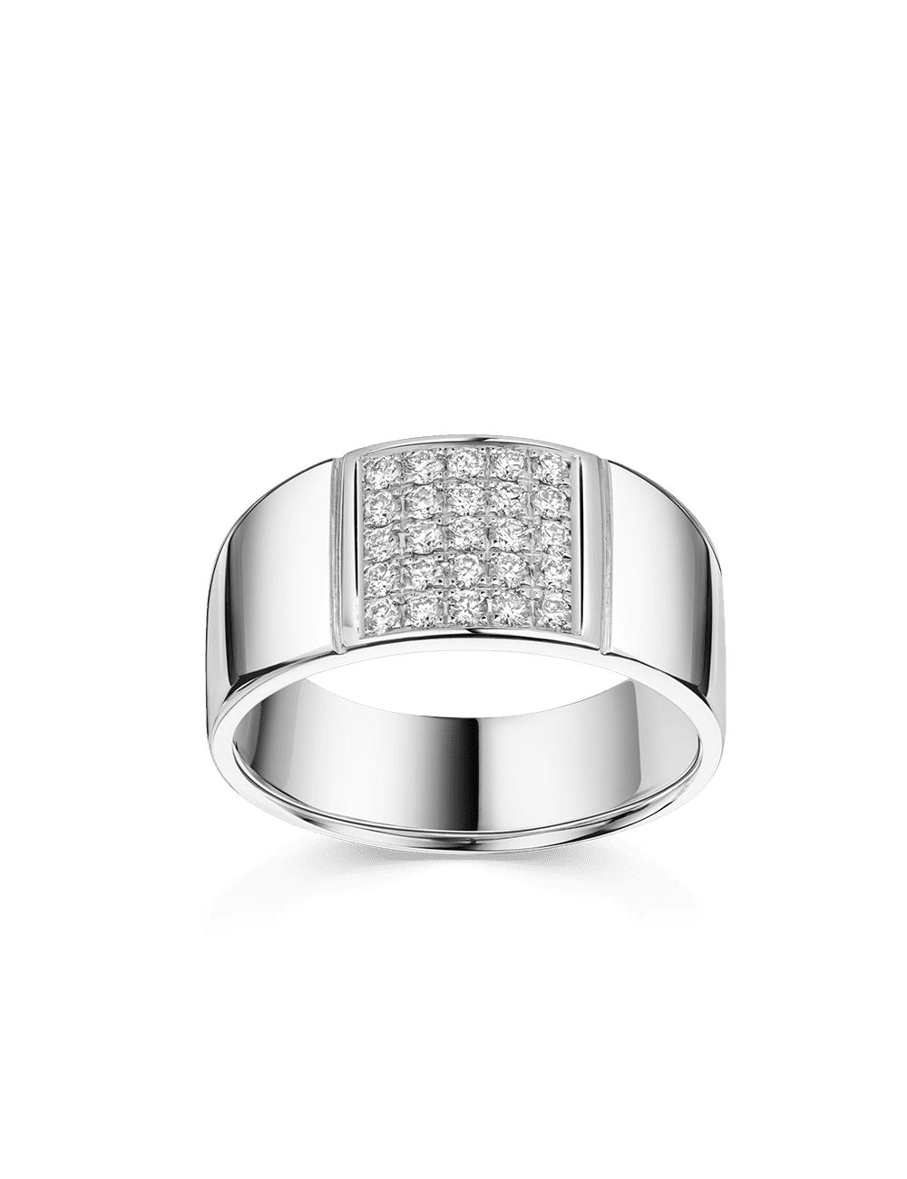 Premium Ring 585/- Weißgold mit Brillanten 0,50 Karat