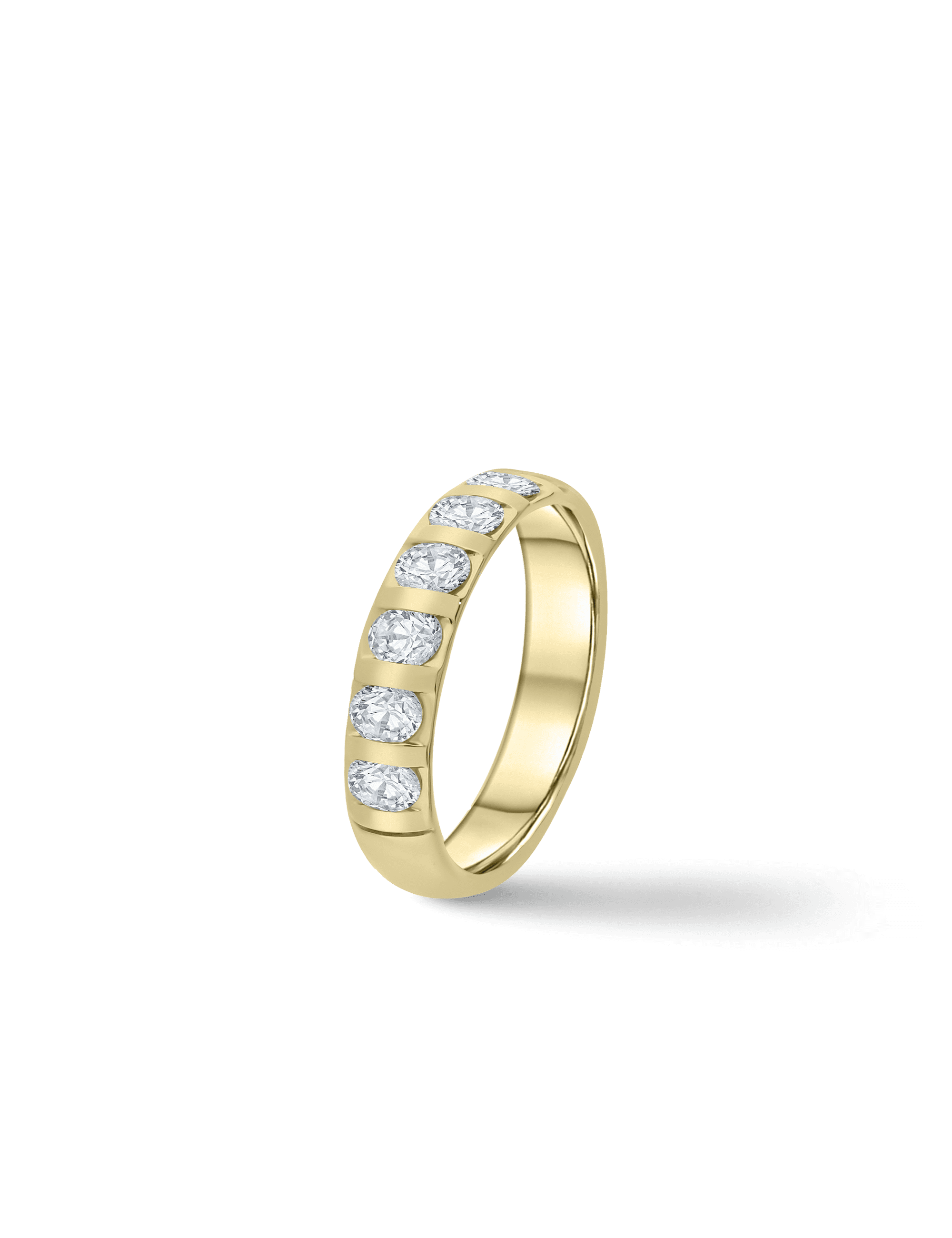Premium Ring, 585/- Gold mit Diamanten 1,00 Karat