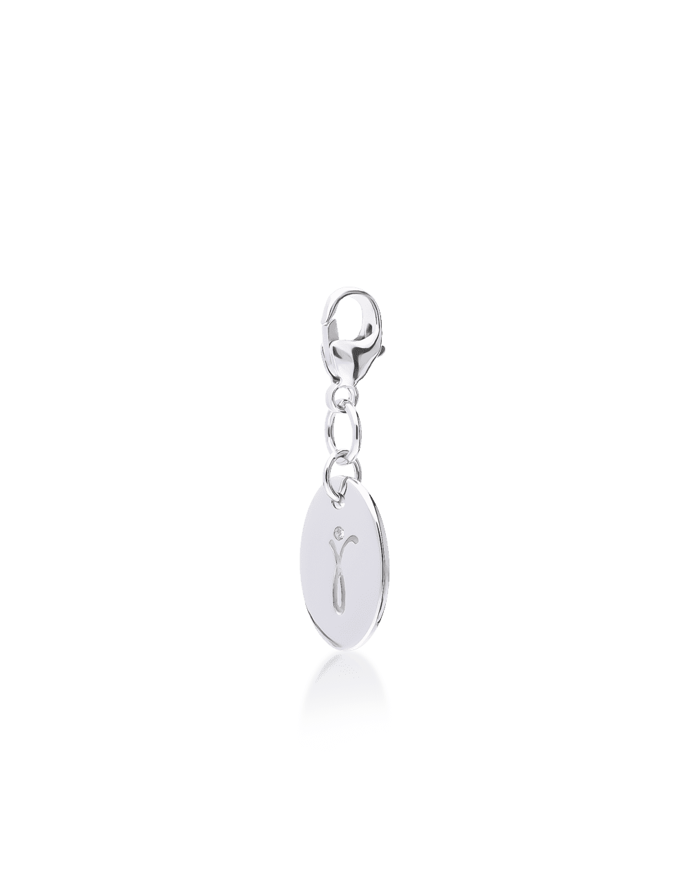 Charm Logo-Anhänger Silber rhodiniert