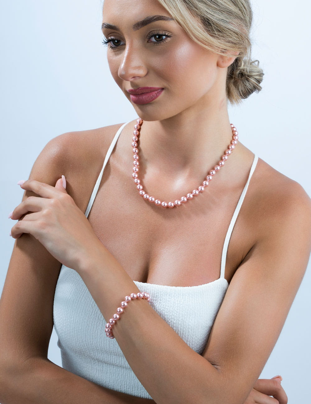 Essentials Flexarmband 8mm rosé