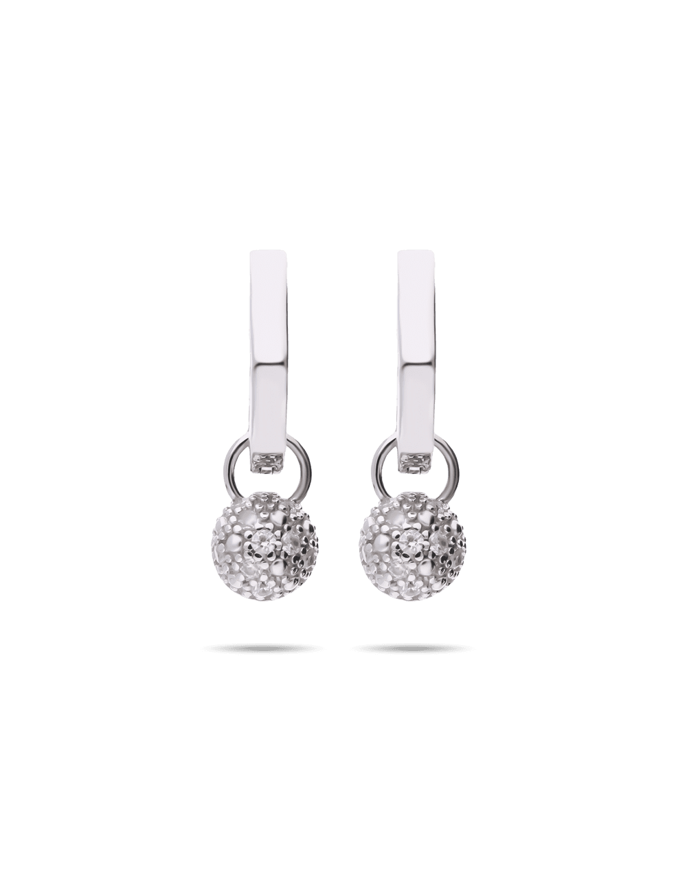 Creole Silber rhodiniert mit Einhänger-Set