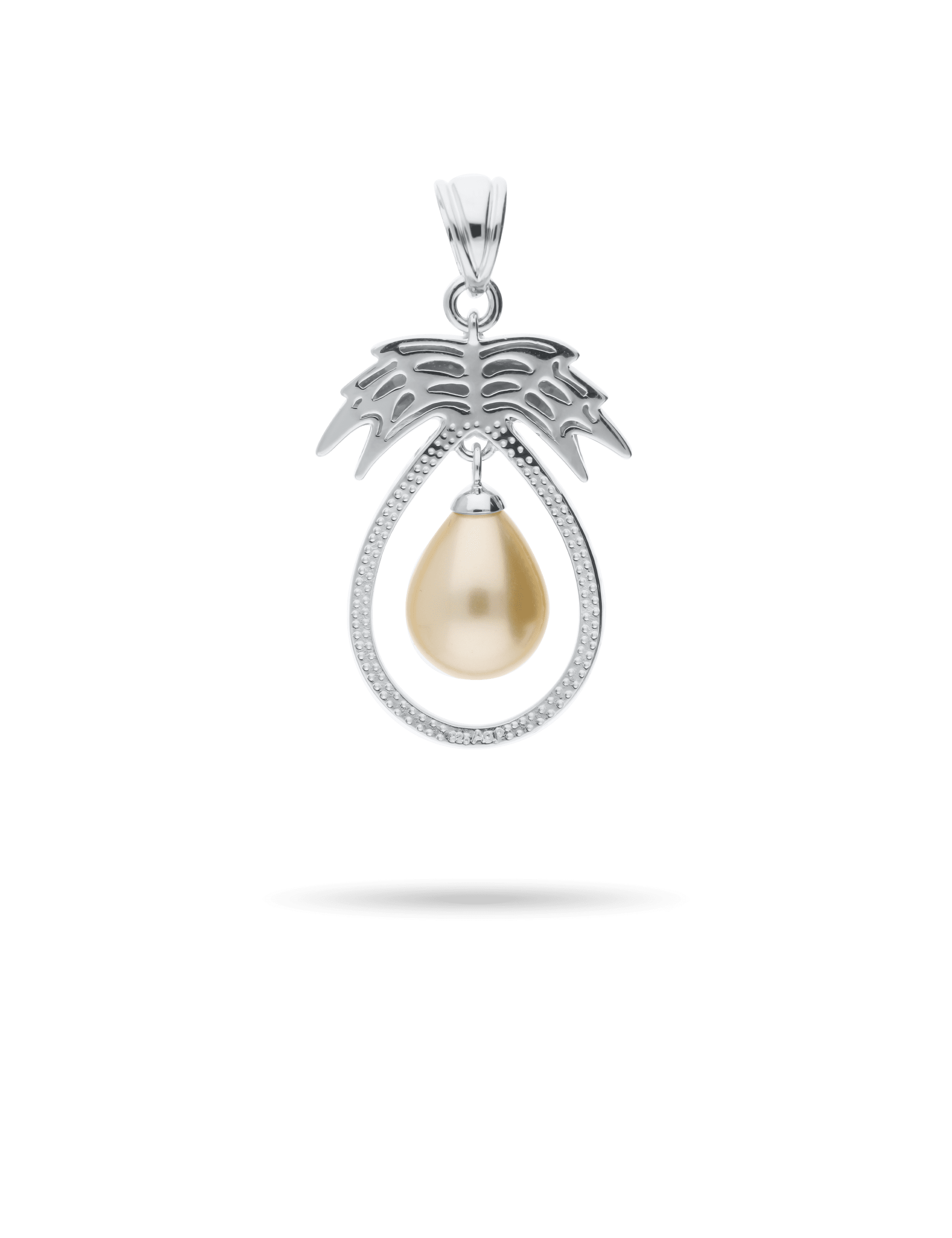 Anhänger Ananas, 925/- Silber mit Perle