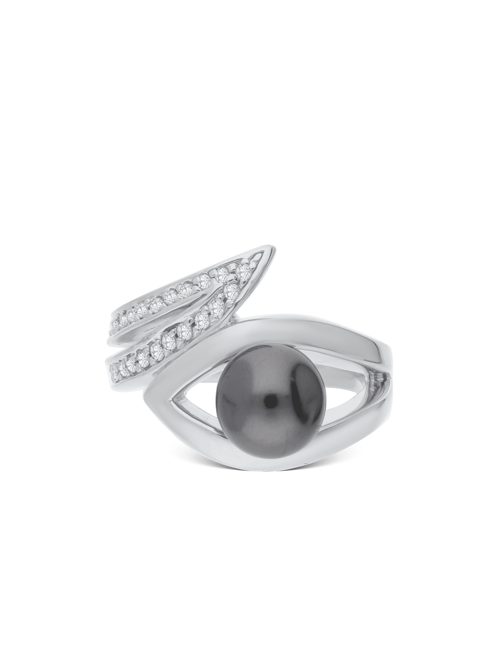 Ring, 925/- Silber mit Perle 8mm