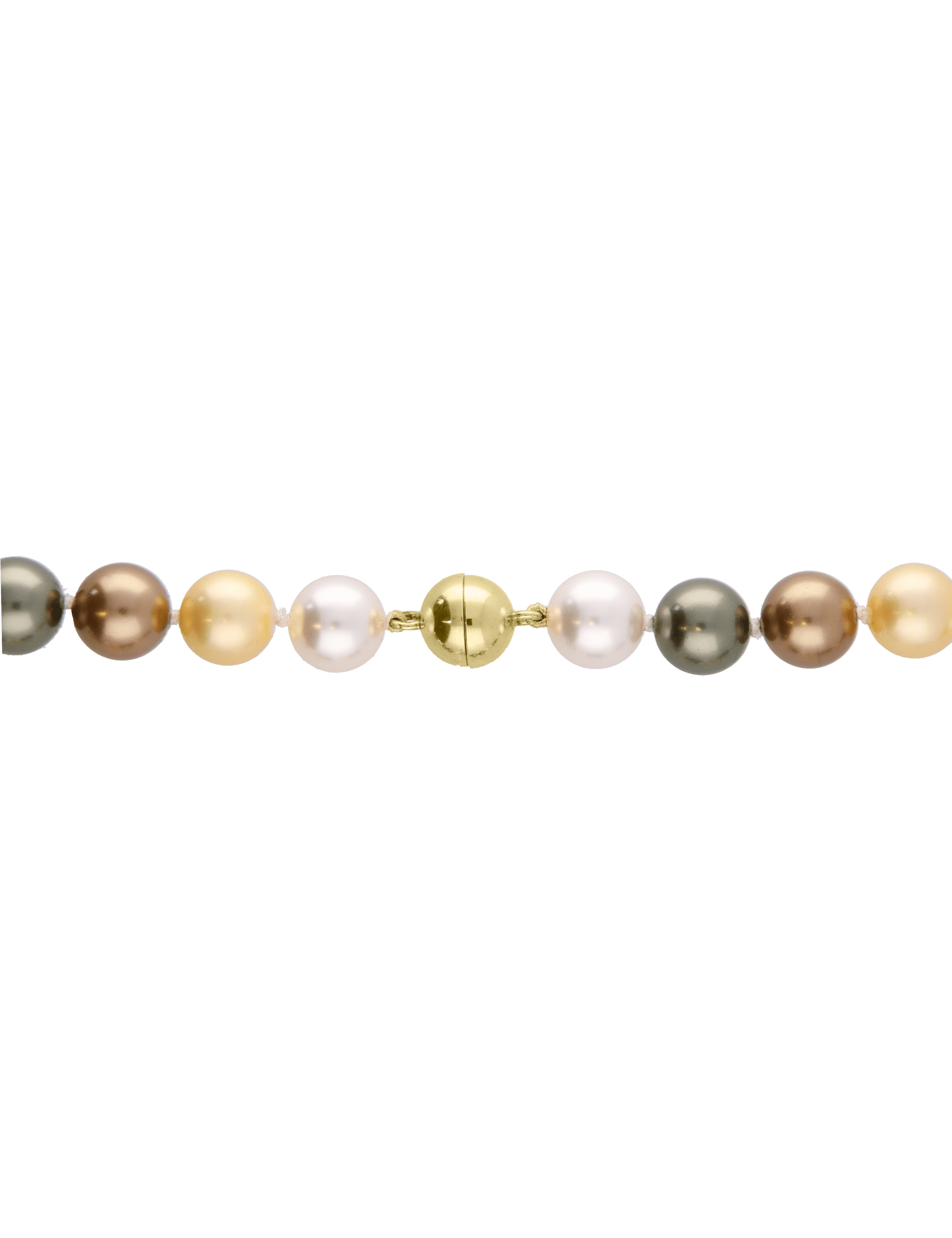 Perlenkette 12mm mit Magnetschließe 45cm
