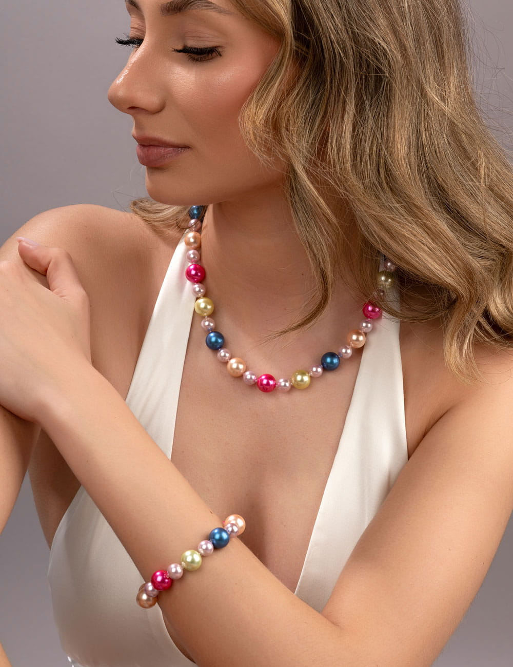 Collier multi mit Magnetschließe