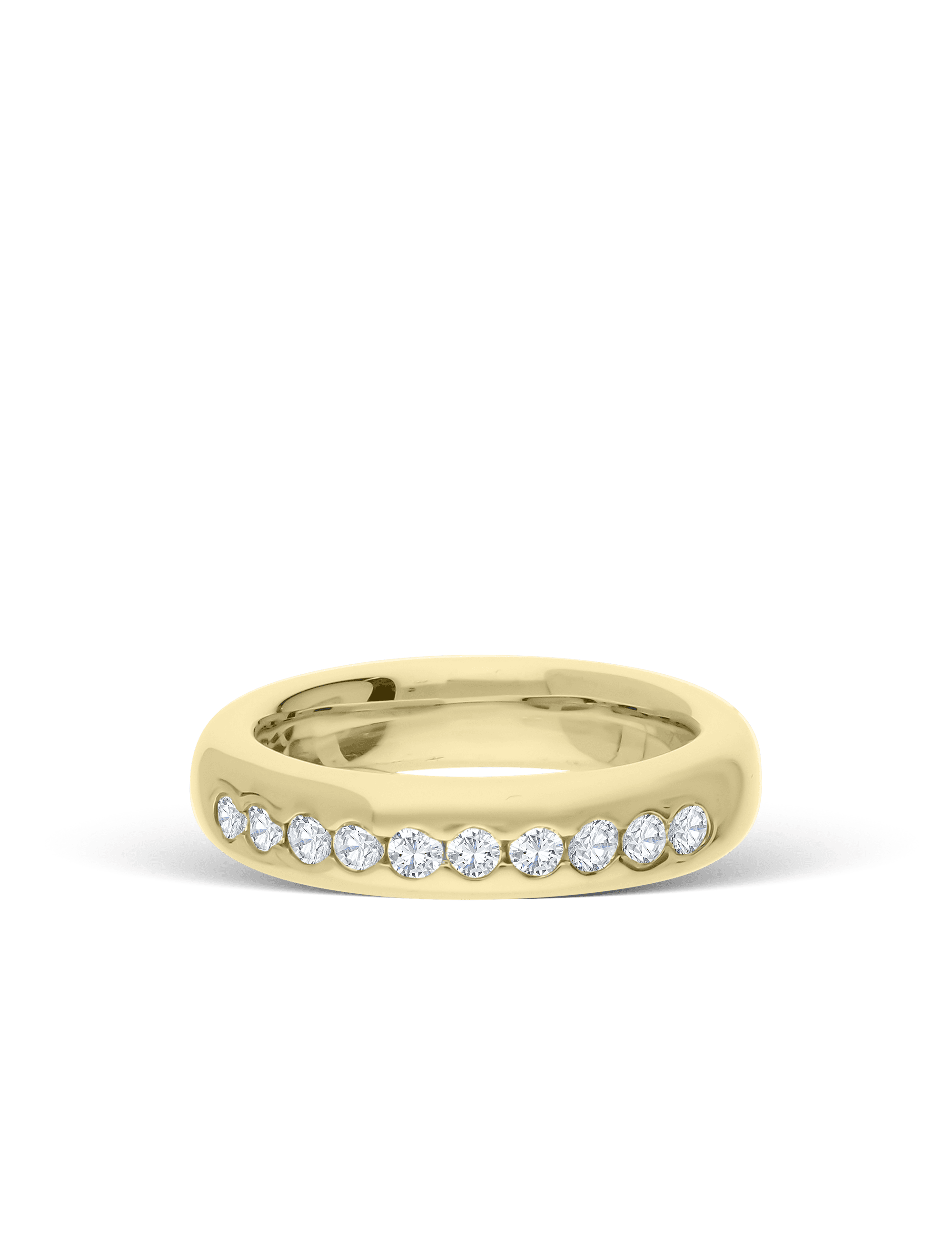 Premium Ring, 585/- Gold mit Diamanten 0,50 Karat