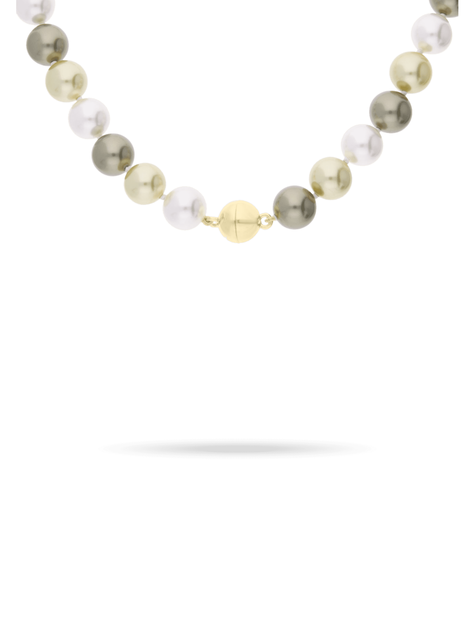 Perlenkette mit Magnetverschluß 12mm 