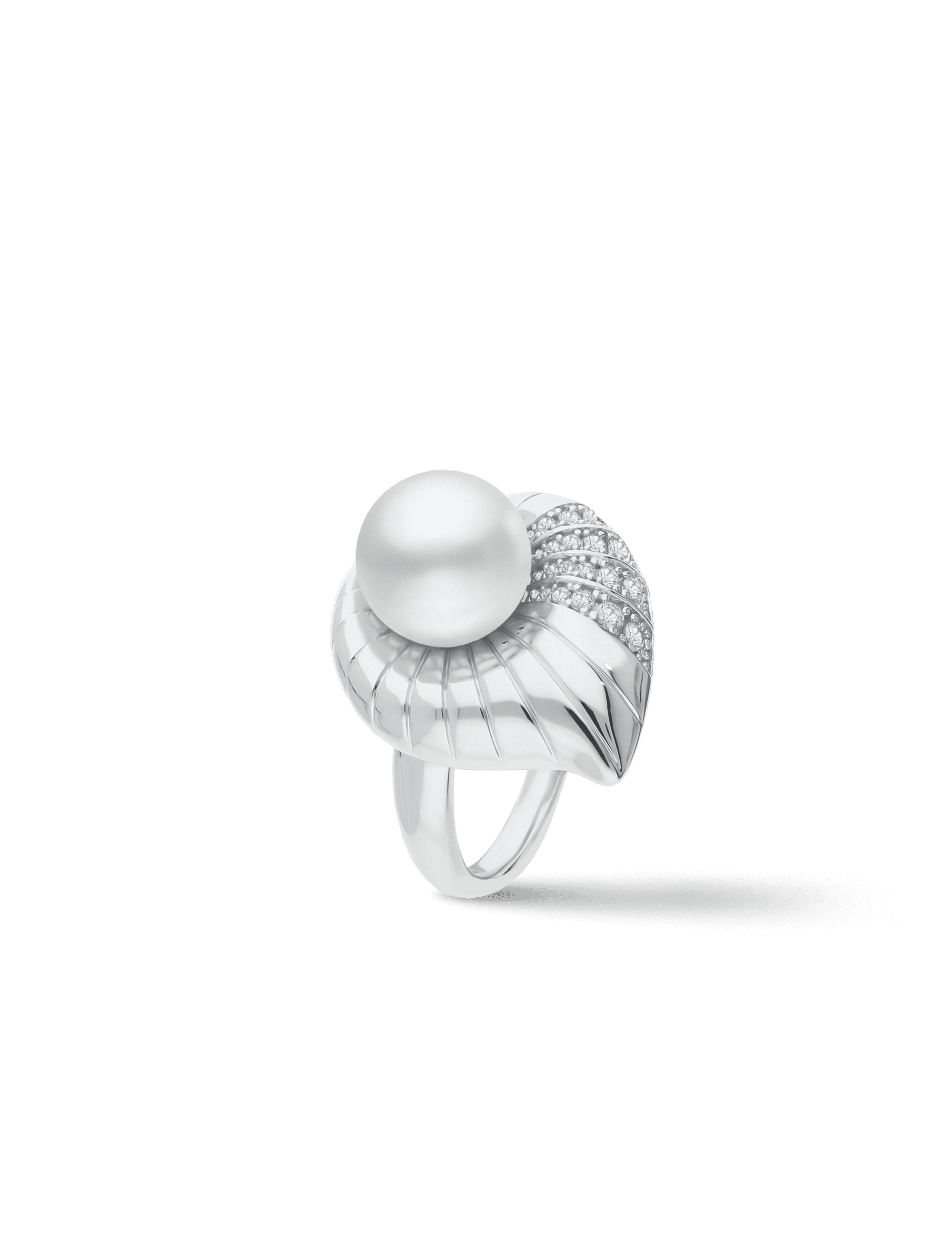 Ring, 925/- Silber mit Perle 10mm