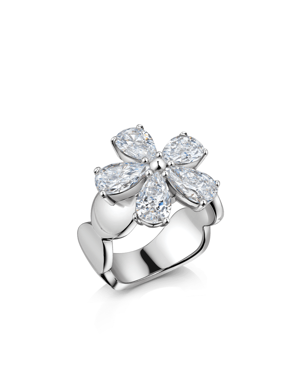 Ring "Blume" 925/- Silber
