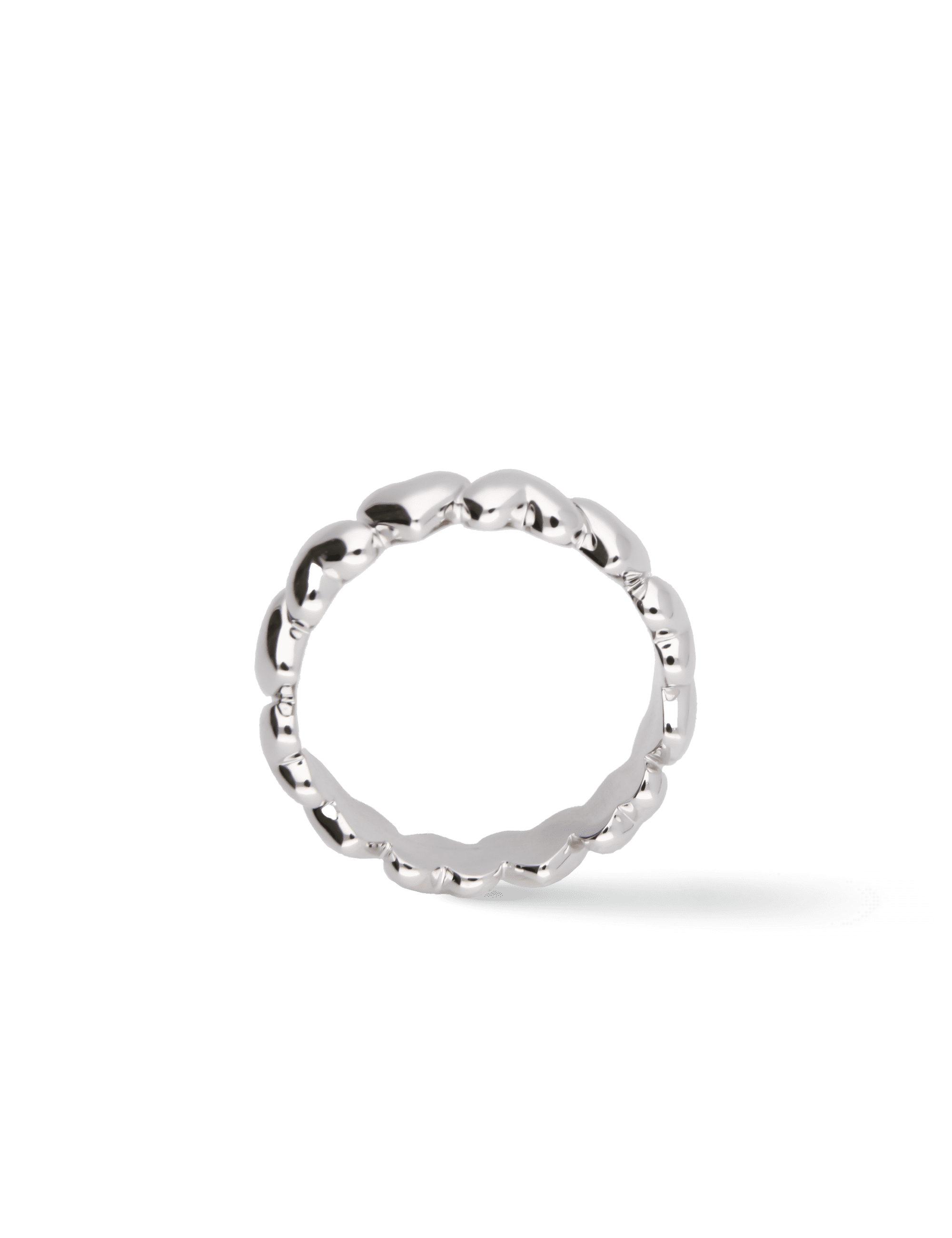 Ring Herz, 925/- Silber rhodiniert 