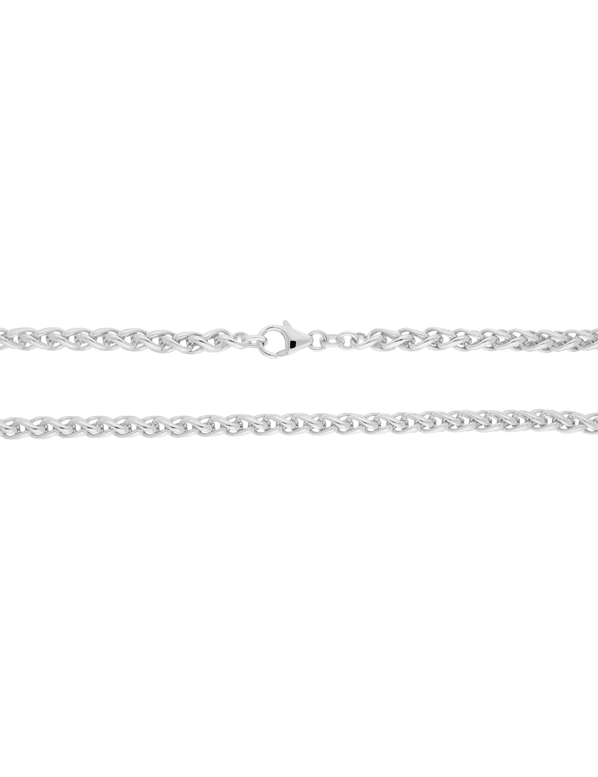 Zopfkette, 925/- Silber 45cm